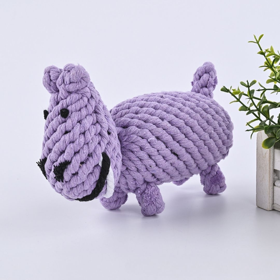 Cotton Rope Hippo