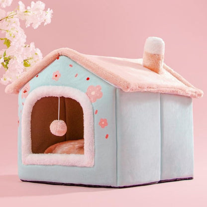 Plush Foldable House - Cherry + Free Blanket