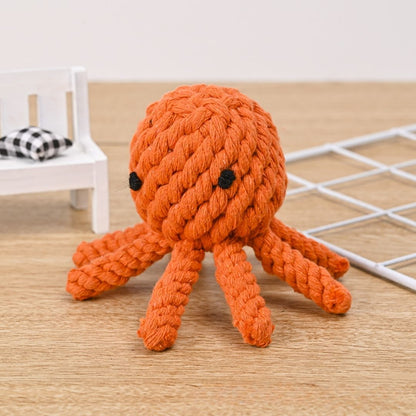 Cotton Rope Octopus