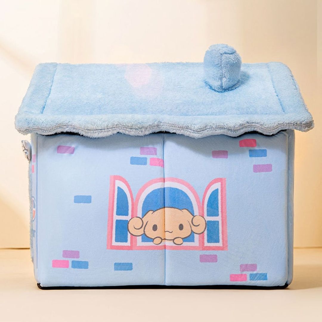 Plush Foldable House - Cinnamon + Free Blanket