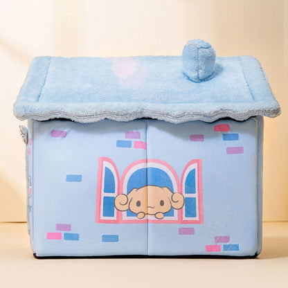 Plush Foldable House - Cinnamon + Free Blanket