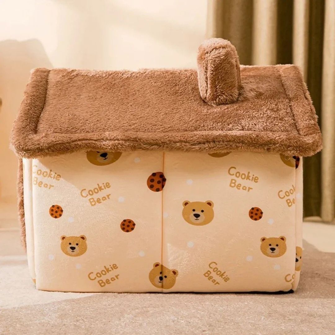 Plush Foldable House - Bear + Free Blanket