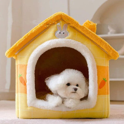 Plush Foldable House - Carrot + Free Blanket