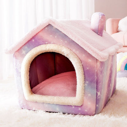 Plush Foldable House - Sky + Free Blanket