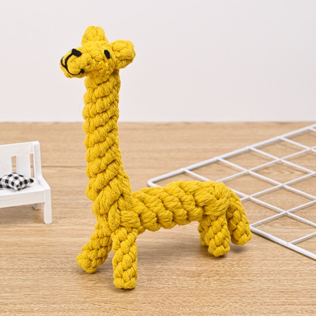 Cotton Rope Giraffe