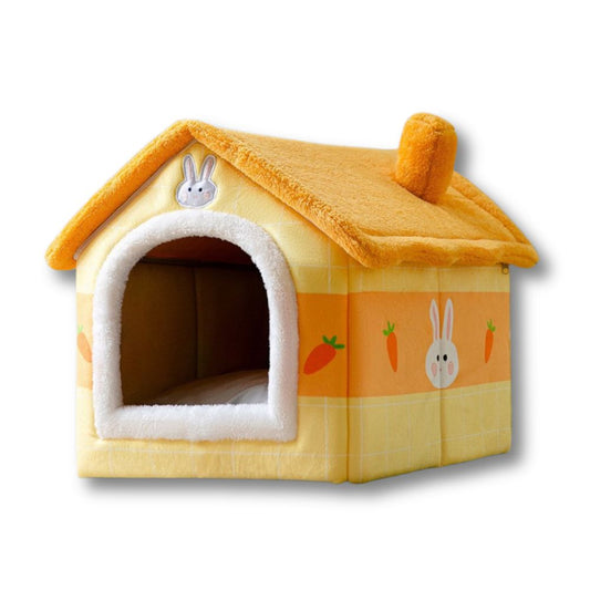 Plush Foldable House - Carrot + Free Blanket