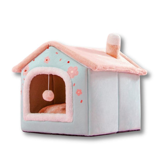 Plush Foldable House - Cherry + Free Blanket