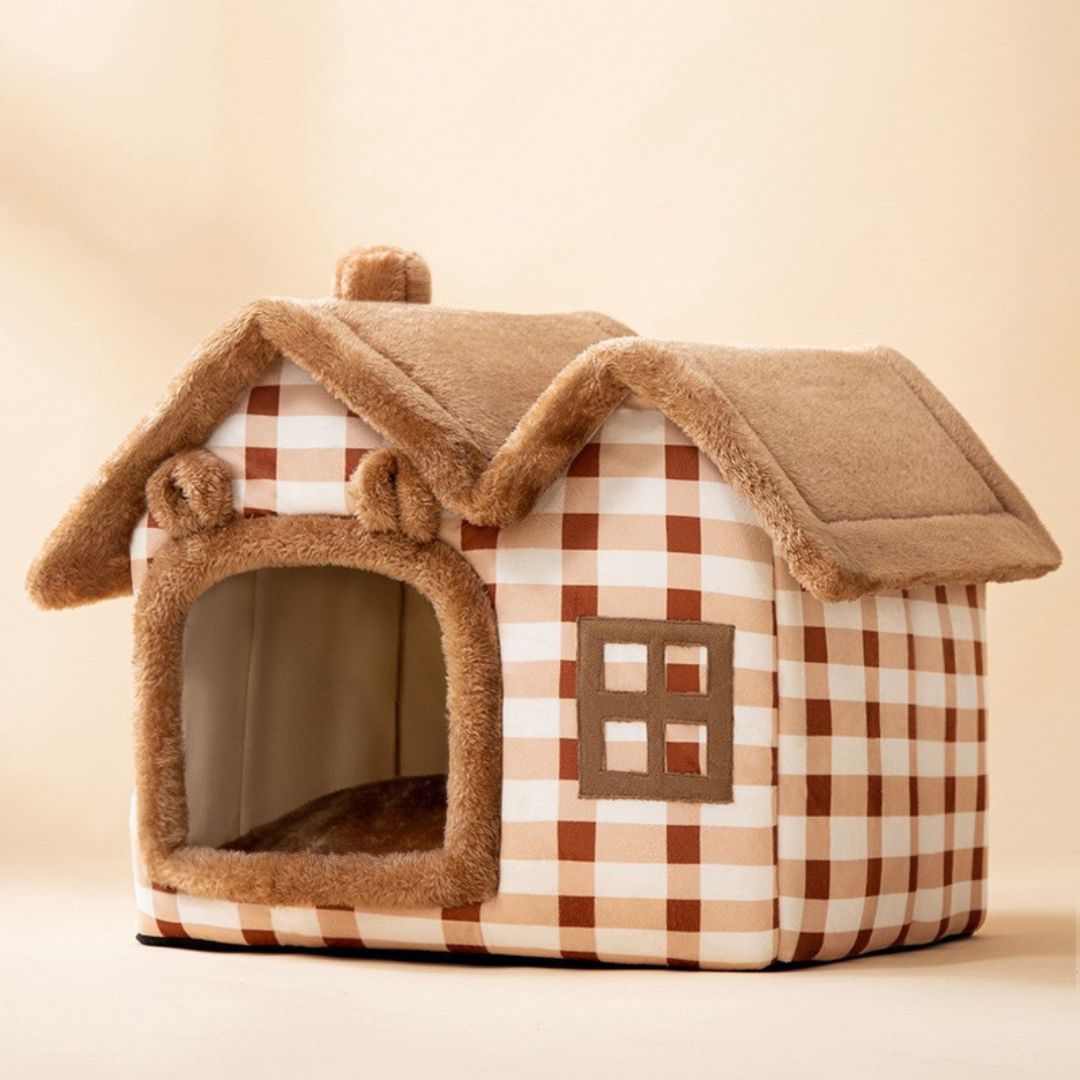 Plush Foldable House - Cabin + Free Blanket