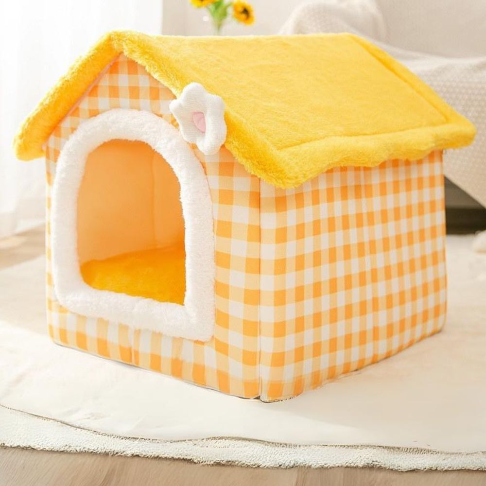 Plush Foldable House - Flower + Free Blanket